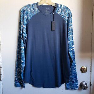NEW kaede jersey raglan camo print long sleeve men’s tee